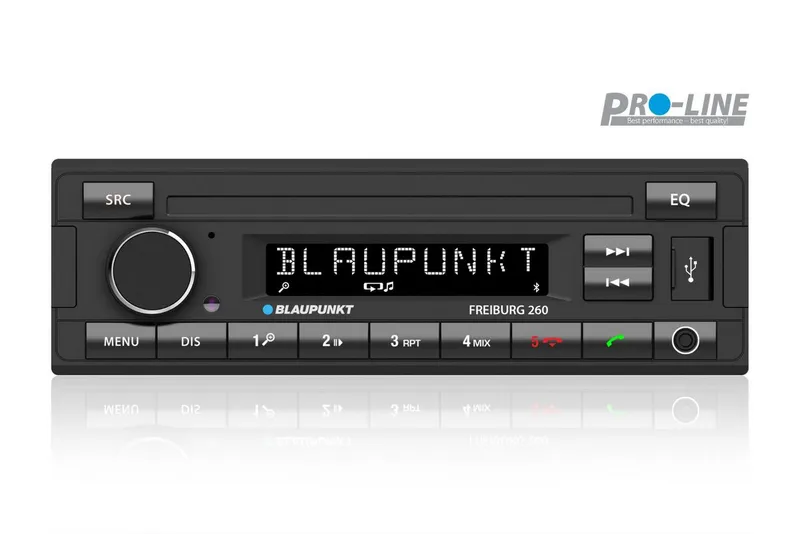 Blaupunkt Blaupunkt Freiburg 260 1-DIN Autoradio RDS/Bluetooth/USB/AUX/SWC Autoradio – Produktbild 2 von 4