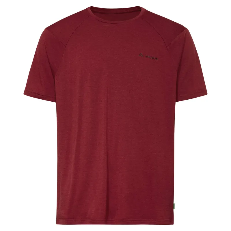 Vaude VAUDE Herren-T-Shirt "Essential Wool" mit 90 % Merinowolle, carmine, Gr. XL – Produktbild 1 von 2