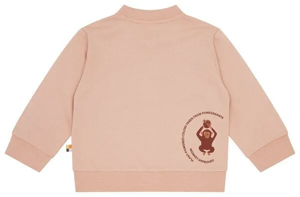 loud + proud loud + proud Babys & Kinder Jacke mit Pflanzenfarben gefärbt, GOTS zertifiziert, Pomegranate(rosa), – Produktbild 3 von 3