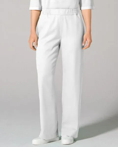 HempAge HempAge Damen Hose 100% Lyocell (auf Hanf-Basis), White (weiß), – Produktbild 1 von 4