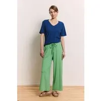 Tranquillo Tranquillo Jerseyhose Taraa aus EcoVero™ Viskose - peppermint green – Produktbild 2 von 2