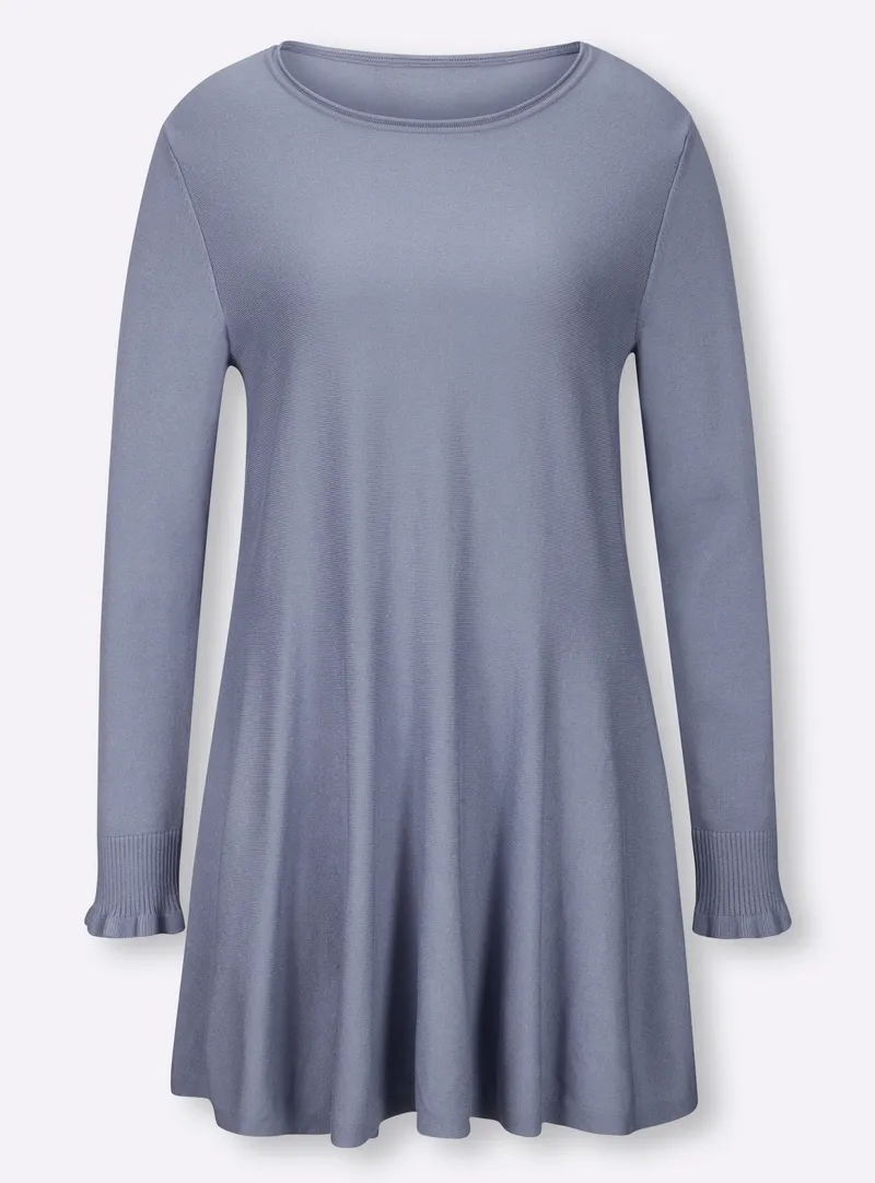 heine Longpullover, Taubenblau, – Produktbild 1 von 2