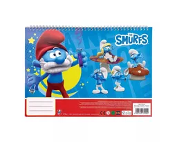Disney Disney Kreativset Die Schlümpfe Village A/4 Spiral-Skizzenbuch 40 Blatt mit Aufklebern – Produktbild 1 von 1