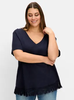 sheego Oversize-Shirt tiefblau – Produktbild 1 von 1