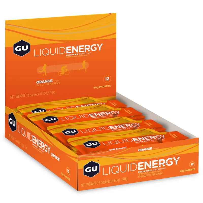 Gu Liquid Energy Orange Karton (12 x 60g) – Produktbild 1 von 1