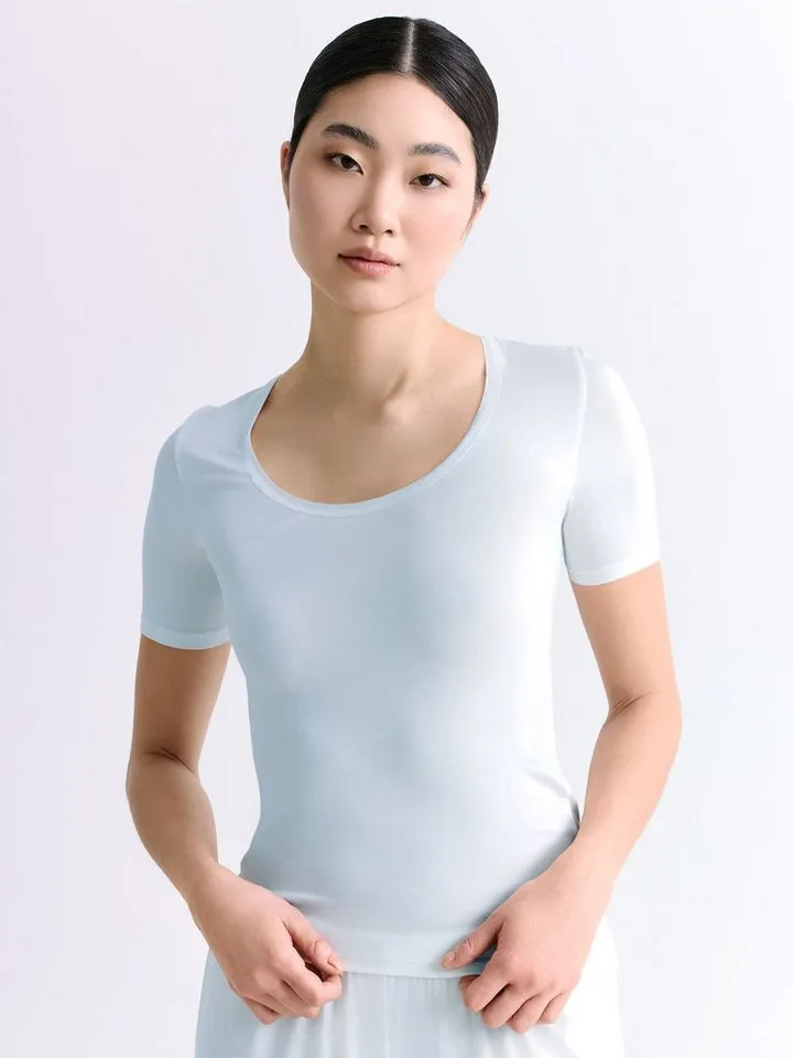 erlich textil erlich textil T-Shirt LIGHT TOUCH T-SHIRT (1-tlg), Blau, – Produktbild 1 von 5