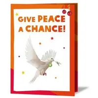 OxfamUnverpackt OxfamUnverpackt Spenden-Geschenk "Friedenstaube" (Weihnachtskarte mit Magnet) – Produktbild 1 von 1