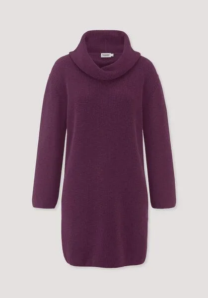 hessnatur hessnatur Strickkleid Relaxed aus reiner Bio-Baumwolle, Fuchsia, – Produktbild 4 von 4