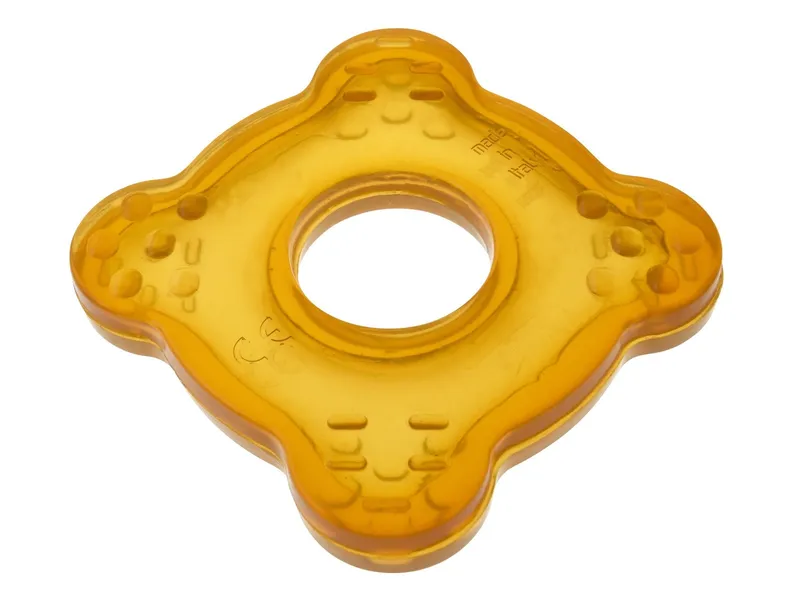 Goldi Goldi Beißring zum Kühlen aus Naturkautschuk 6 x 6 cm, Natur, – Produktbild 2 von 2