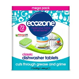 Ecozone Ecozone Classic All in One Spülmaschinen-Tabs (72 Stück) – Produktbild 1 von 1