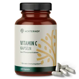 vom Achterhof Vitamin C Kapseln (180 Kapseln) – Produktbild 1 von 1