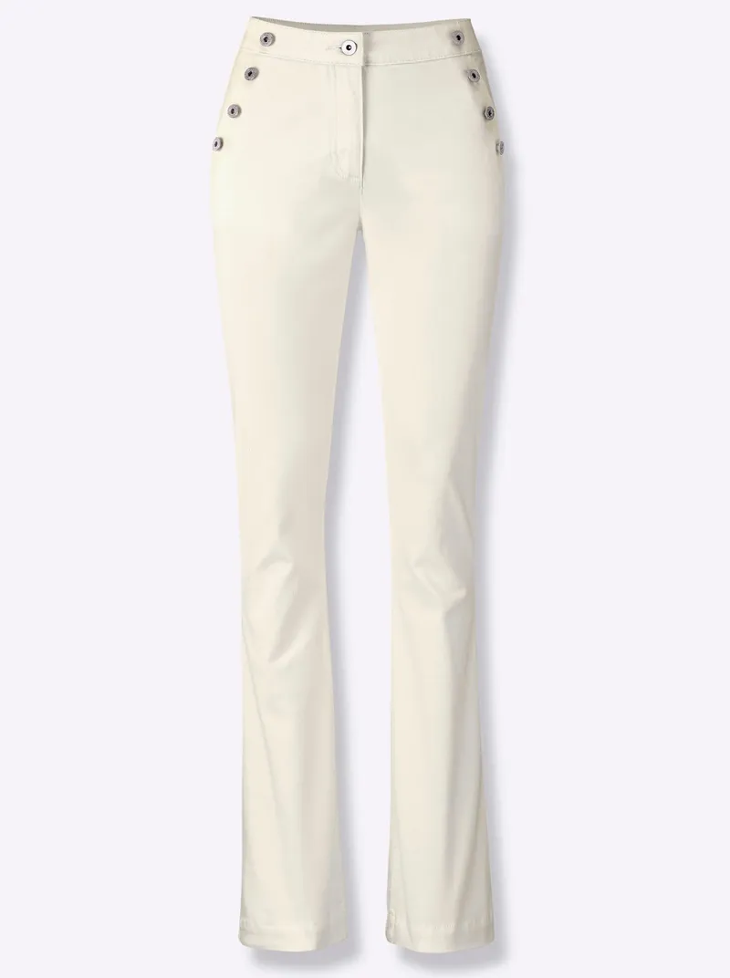 Witt Bootcut-Jeans, Ecru, – Produktbild 2 von 2