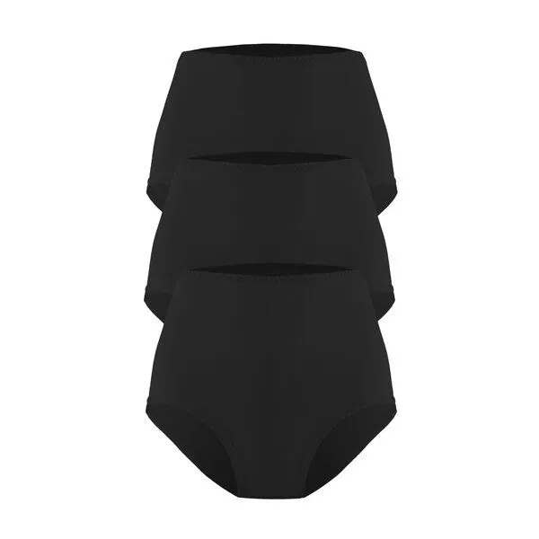 Frija Omina Frija Omina 3er Set Bio-Bio Taillenslip Lille, Schwarz, – Produktbild 1 von 2