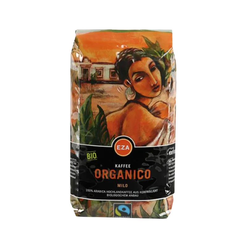 Eza EZA Fairtrade Organico Mild, Bio-Kaffee, Ganze Bohne, 1kg – Produktbild 1 von 1