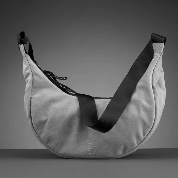 Airpaq Airpaq Moonbag aus Lederimitat, Grau, – Produktbild 1 von 4