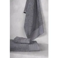 jilda tex jilda-tex 2er Set Premium Duschtuch Handtuch Gästetuch 100% Bio-Baumwolle, Grau, – Produktbild 1 von 1