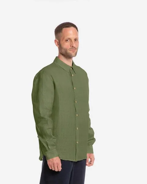 MATONA Matona Langarm-Hemd Casual olive – Produktbild 3 von 3