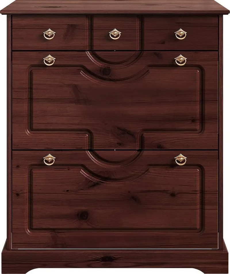 OTTO home Garderoben-Set Klera, (Set, 4-St), 4-teilig, aus massiver Kiefer, FSC®-zertifiziert, Beige|braun, – Produktbild 3 von 5