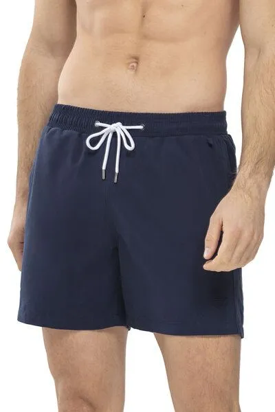 mey Mey Badeshort uni mit Taschen, Marine, – Produktbild 2 von 3