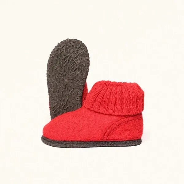 Kitz-Pichler Kitz-Pichler Walkpantoffel Oetz Kinder, Mittel-rot, – Produktbild 2 von 4