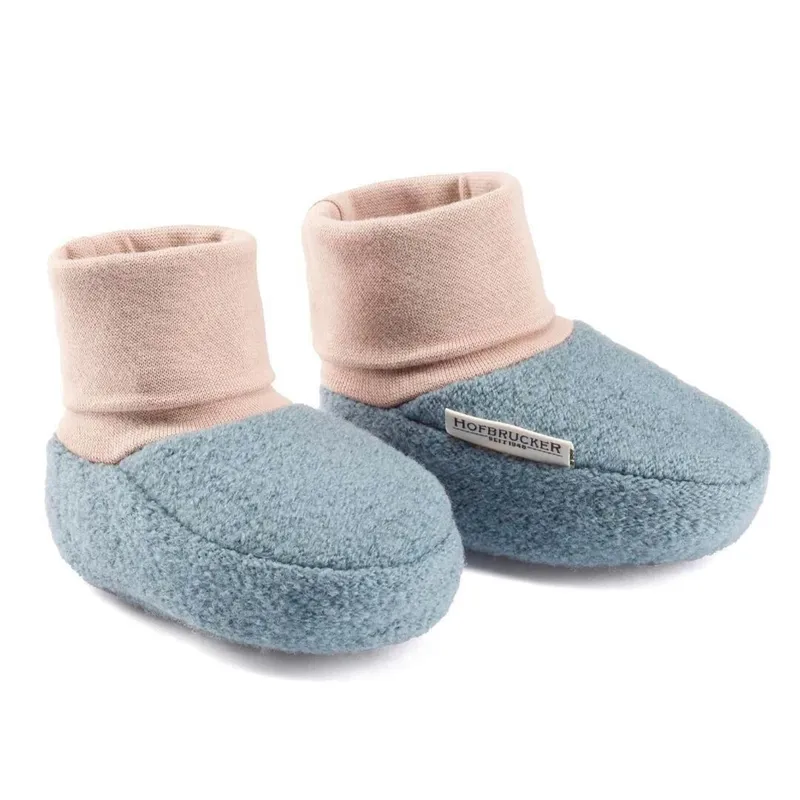 Hofbrucker Hofbrucker Baby Wollwalk Schuhe Elias, Grau, – Produktbild 1 von 2