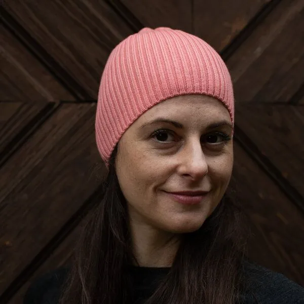 Woolona Woolona Merino Mütze - Wintry - 100% Merinowolle, Pink, – Produktbild 1 von 1