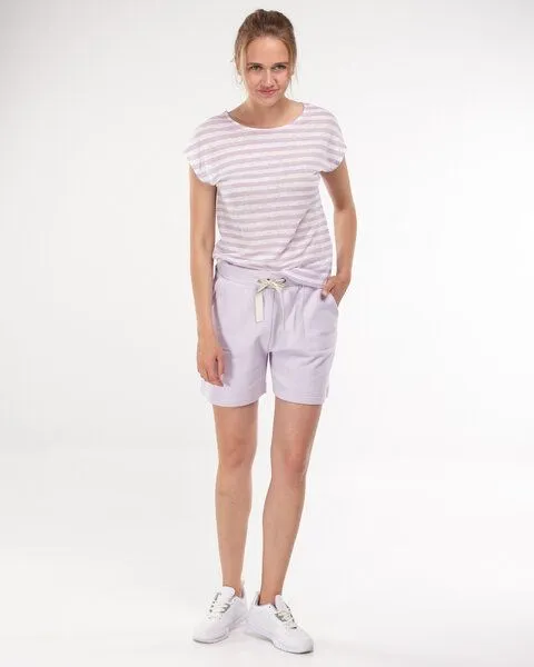 Alma & Lovis Alma & Lovis Ringel-Shirt aus Leinen | Leinen Ringel Pure, Lilac (lila), – Produktbild 1 von 3