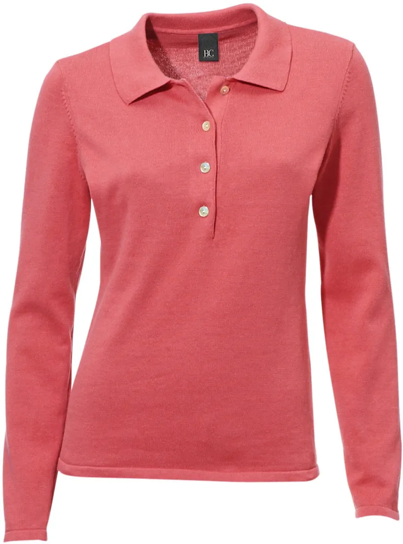 heine Polopullover koralle, Koralle, – Produktbild 2 von 2