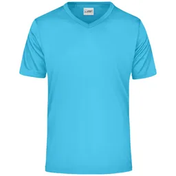 James & Nicholson James & Nicholson Herren T-Shirt Active-V JN736 Gr. M turquoise – Produktbild 1 von 1