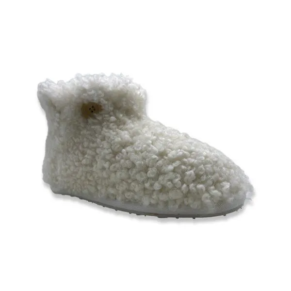 thies Home Stiefel aus Teddy-Schaffell "thies Shearling Boot", Creme (beige), – Produktbild 2 von 4