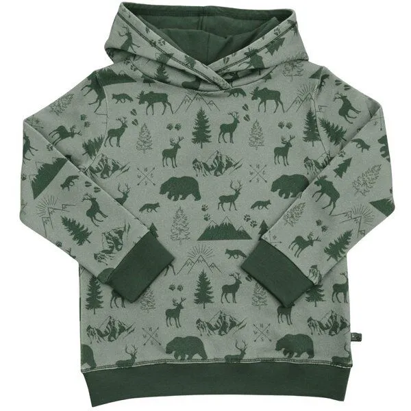 Enfant Terrible Enfant Terrible Sweatshirt Waldtiere Stehkragen, Sage (grün), – Produktbild 1 von 3