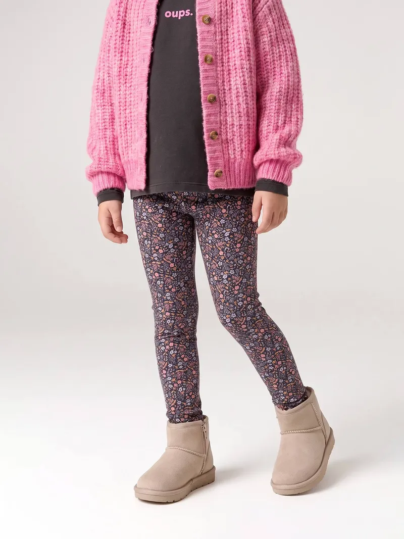 Vertbaudet Mädchen Thermo-Leggings, Dunkelgrau, – Produktbild 4 von 6
