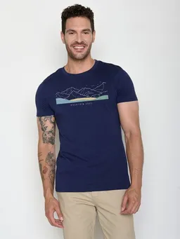 GreenBomb GREENBOMB Mountain Soul Guide - Sportliches T-Shirt aus Bio-Baumwolle / hochwertiger Print / GOTS / Fair & Vegan – Produktbild 1 von 1