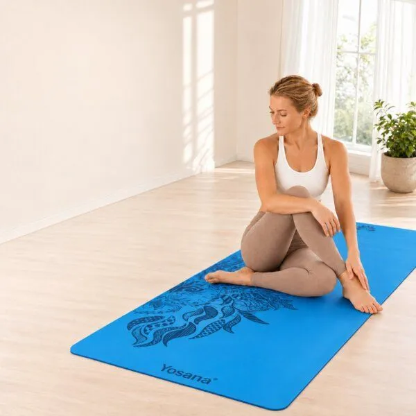 Yosana Yosana Yogamatten Starter Set 4-Teilig, Hellblau (löwe), – Produktbild 8 von 8