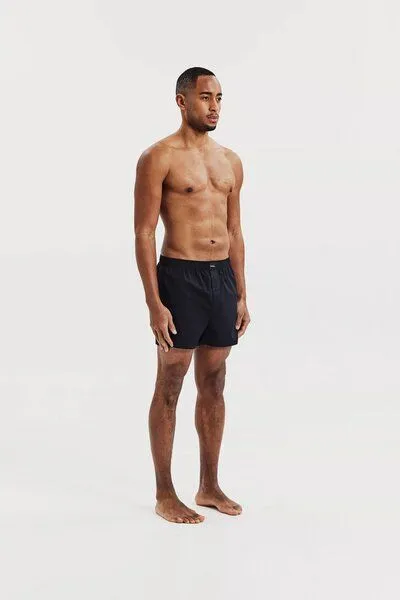Bread & Boxers Bread & Boxers 2er Pack Boxershorts aus Bio-Baumwolle, Schwarz, – Produktbild 4 von 6
