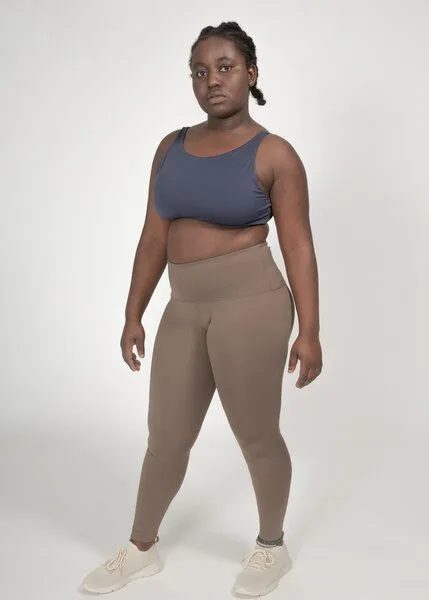 boochen boochen Sportleggings High-Rise - Farbe, Mocha, – Produktbild 3 von 4