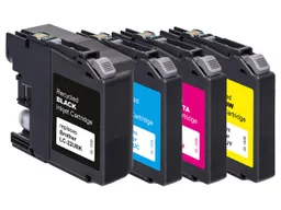 Memo memo Tintenpatronen ersetzt Brother LC-22U schwarz, cyan, magenta, gelb, 4er-Set – Produktbild 1 von 1
