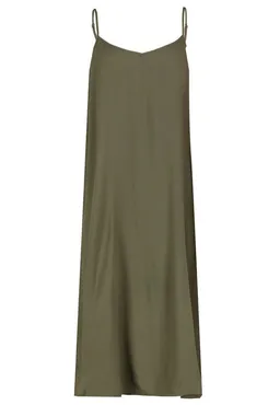 Eight2Nine Shirtkleid Elegantes Outfit mit verstellbaren für Damen (lang) LENZING™ ECOVERO™ nachhaltig Regulär geschnitten Fit unifarben – Produktbild 1 von 1