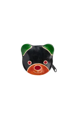 Tranquillo Handgeprägte Geldbörse BEAR – Leder - bunt – Produktbild 1 von 1