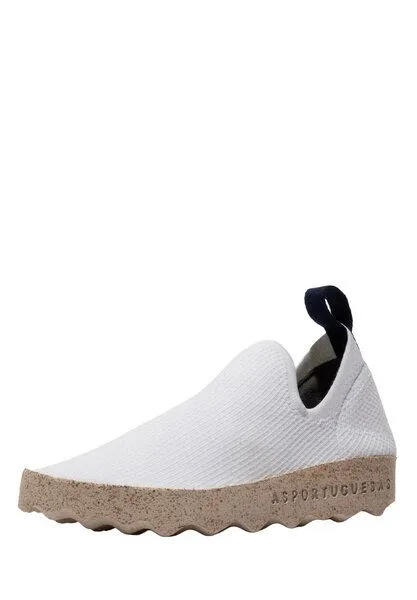 ASPORTUGUESAS ASPORTUGUESAS Elastischer Slip-On Damen Sneaker Care, White, – Produktbild 1 von 4