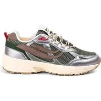 Genesis Genesis Damen vegan Sneaker G-Eco 99 Mit Gepunkteter Sohle, Silber/Olive – Produktbild 1 von 1