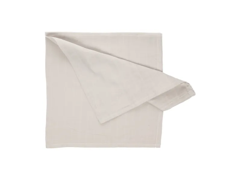 HANS NATUR HANS NATUR Spucktücher Bio-Baumwolle 3er Set Maße 75 x 75 cm, Mehrfarbig, – Produktbild 2 von 2