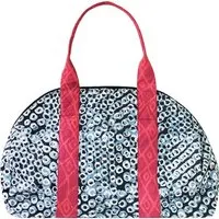 Global Mamas Global Mamas Weekender Bag - Umhängetasche - Gelb/Rot/Blau/Blaugrün - Bio Baumwolle, Rings (schwarz), – Produktbild 1 von 1