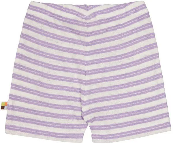 loud + proud loud + proud Babys & Kinder Short Ringel mit Leinen, GOTS-zertifiziert, Lilac(lila), – Produktbild 2 von 2