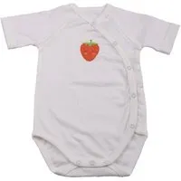 El Puente El Puente Babybody "Funny Strawberry", Größe 50/56 | Fair Trade & Handmade aus Ägypten | Bio-zertifiziert – Produktbild 1 von 1