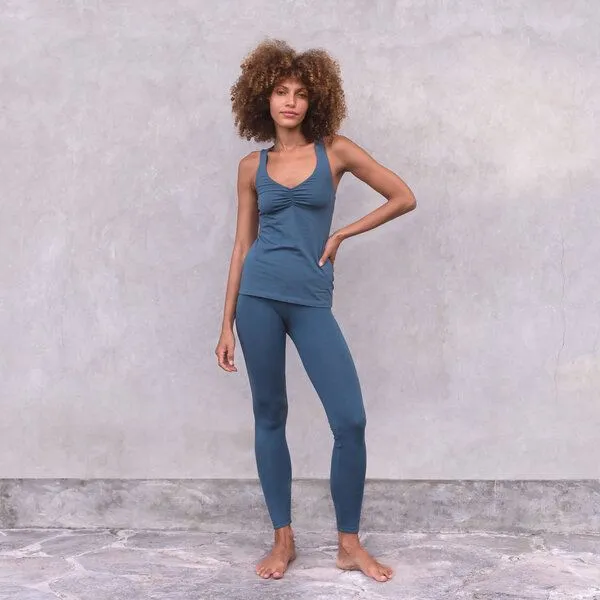 Jaya Jaya NOURI MELANGE - Damen - lockeres Top für Yoga aus Biobaumwolle, Rose, – Produktbild 2 von 4