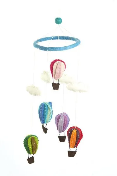 short'n'pietz short'n'pietz Mobile mit bunten Heißluftballons – Produktbild 1 von 3