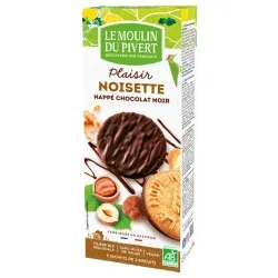 Le Moulin du Pivert Haselnuss-Mürbegebäck mit Zartbitterschokolade – Produktbild 1 von 1