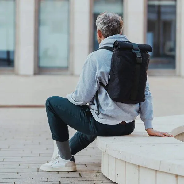 Airpaq Airpaq Rucksack aus Automaterial, Schwarz, – Produktbild 3 von 4