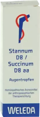 Weleda WELEDA STANNUM D 8 succinum D 8 aa Augentropfen 10 ml Augentropfen – Produktbild 1 von 1